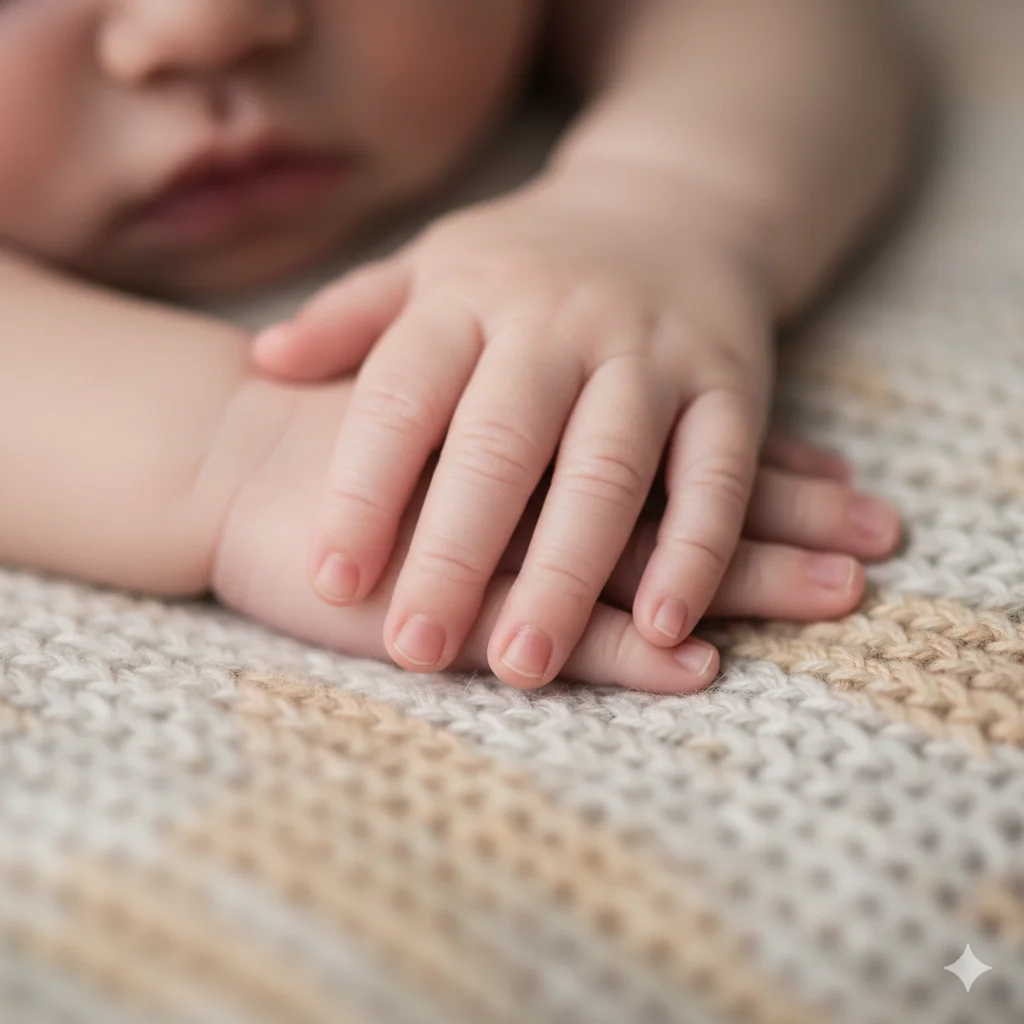 Baby Hands Close-Up
