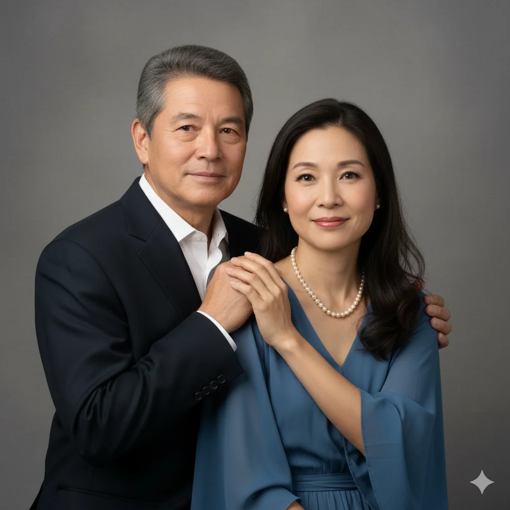 Classic Father-Daughter Portrait