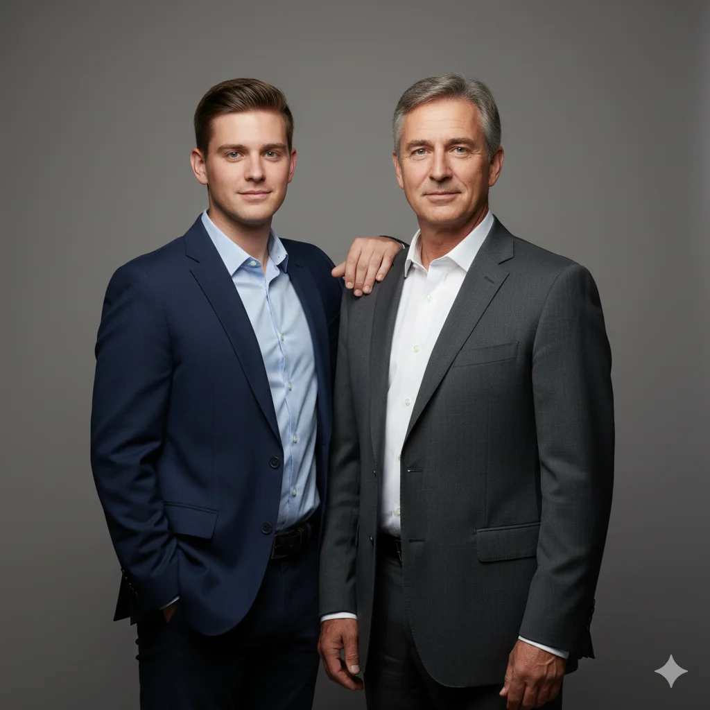 Classic Father-Son Portrait