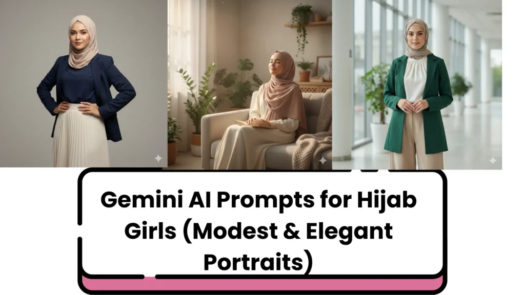 Gemini AI Prompts for Hijab Girls (Modest & Elegant Portraits)
