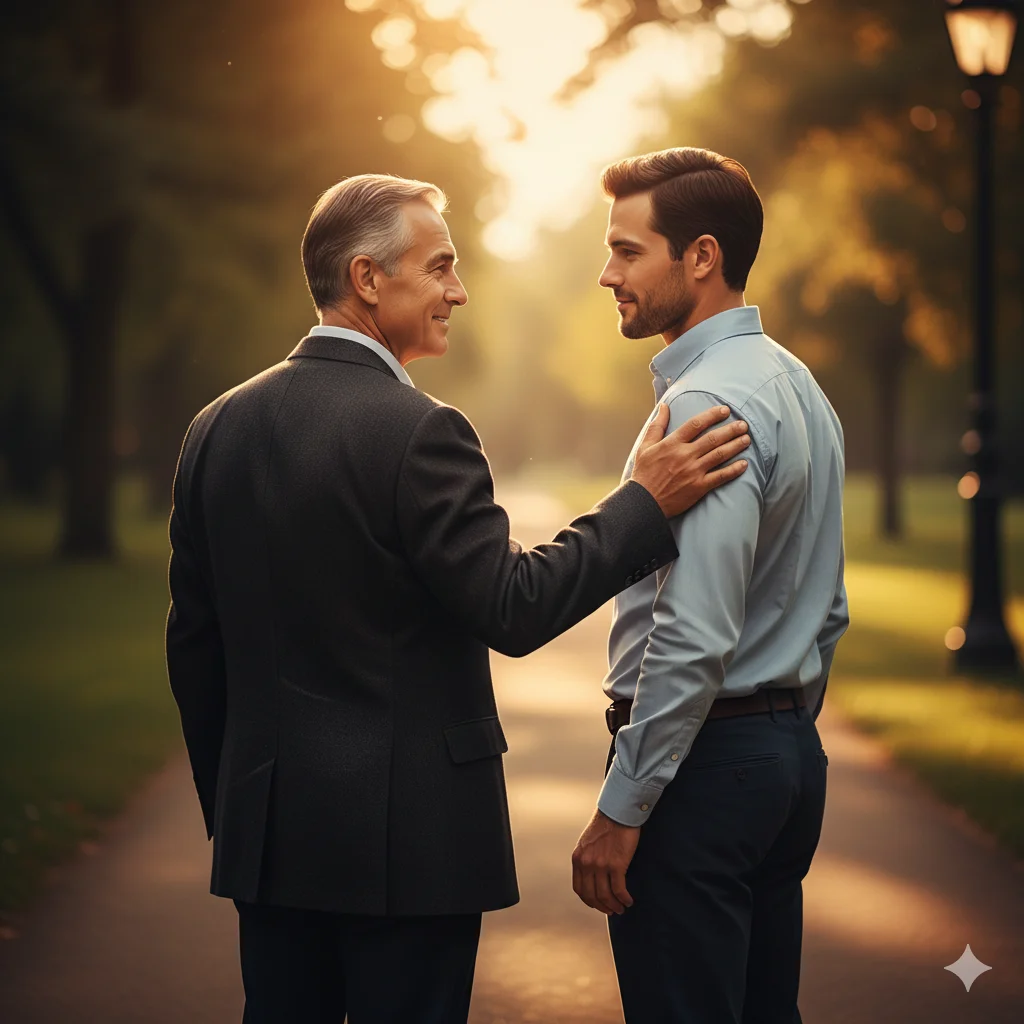 Generational Father-Son Portrait