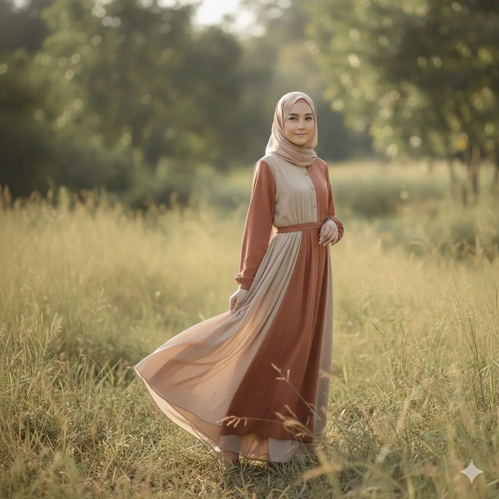 Hijab Girl in Nature