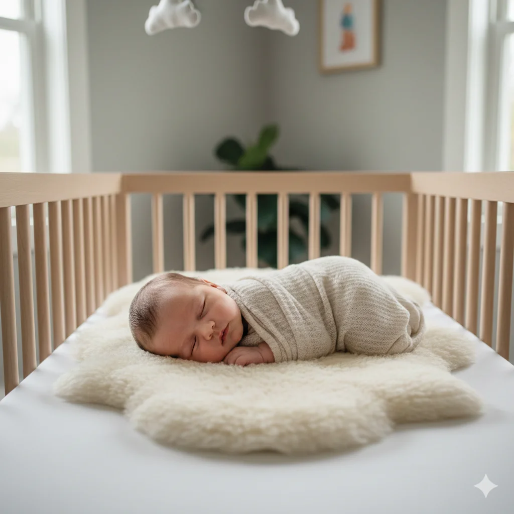 Newborn in Crib