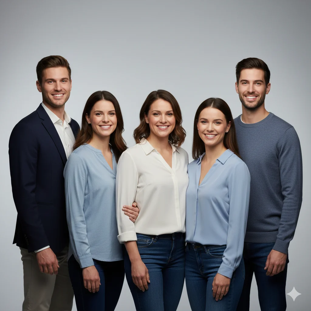 Classic Friends Group Portrait