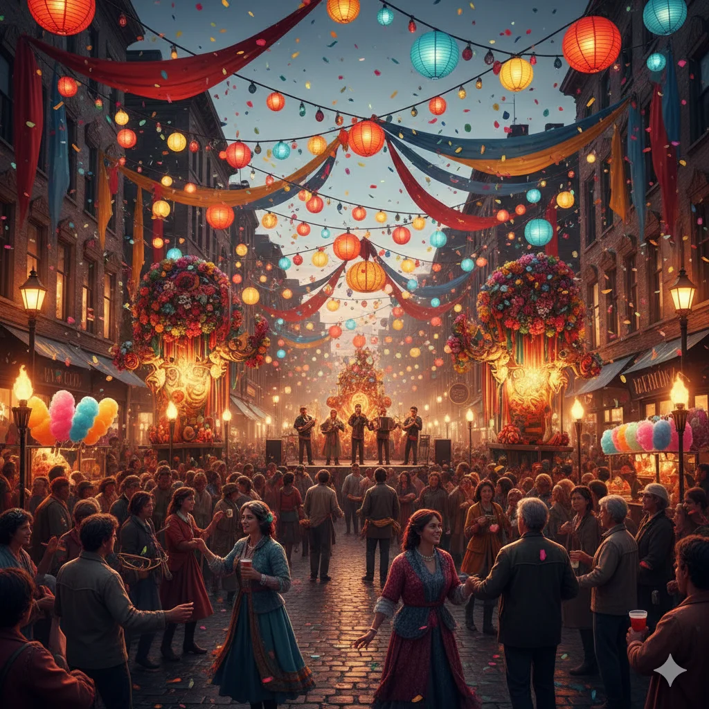 Colorful Festival Celebration Prompt