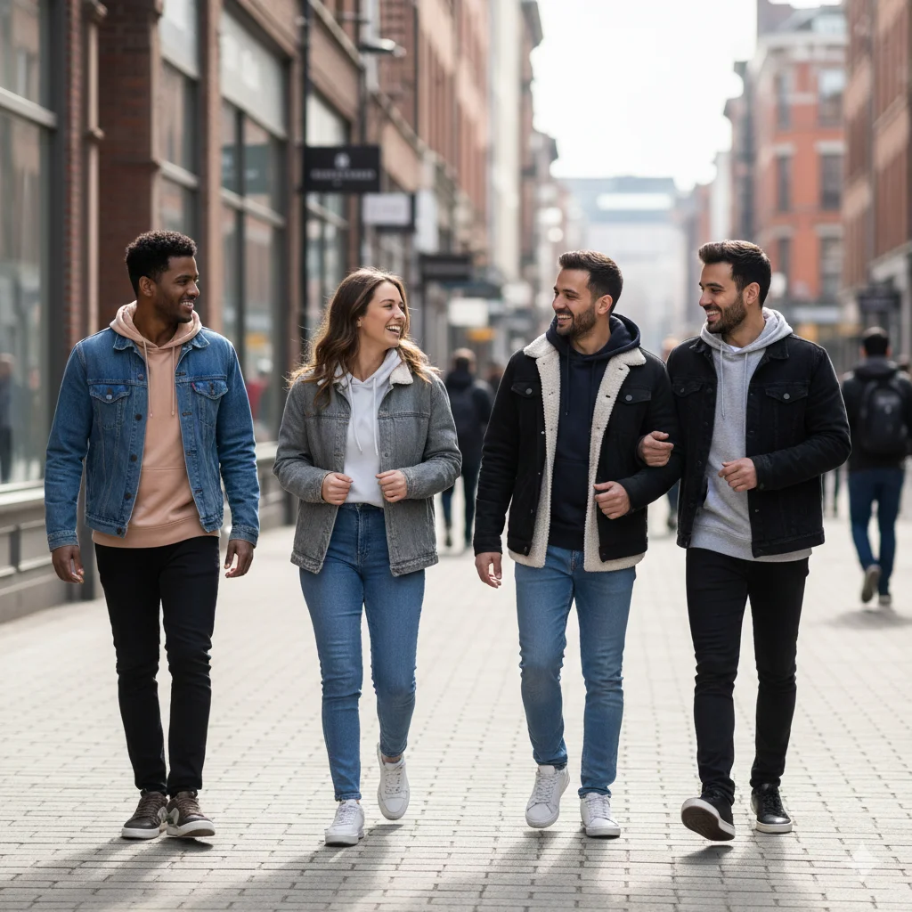 Friends Walking Together
