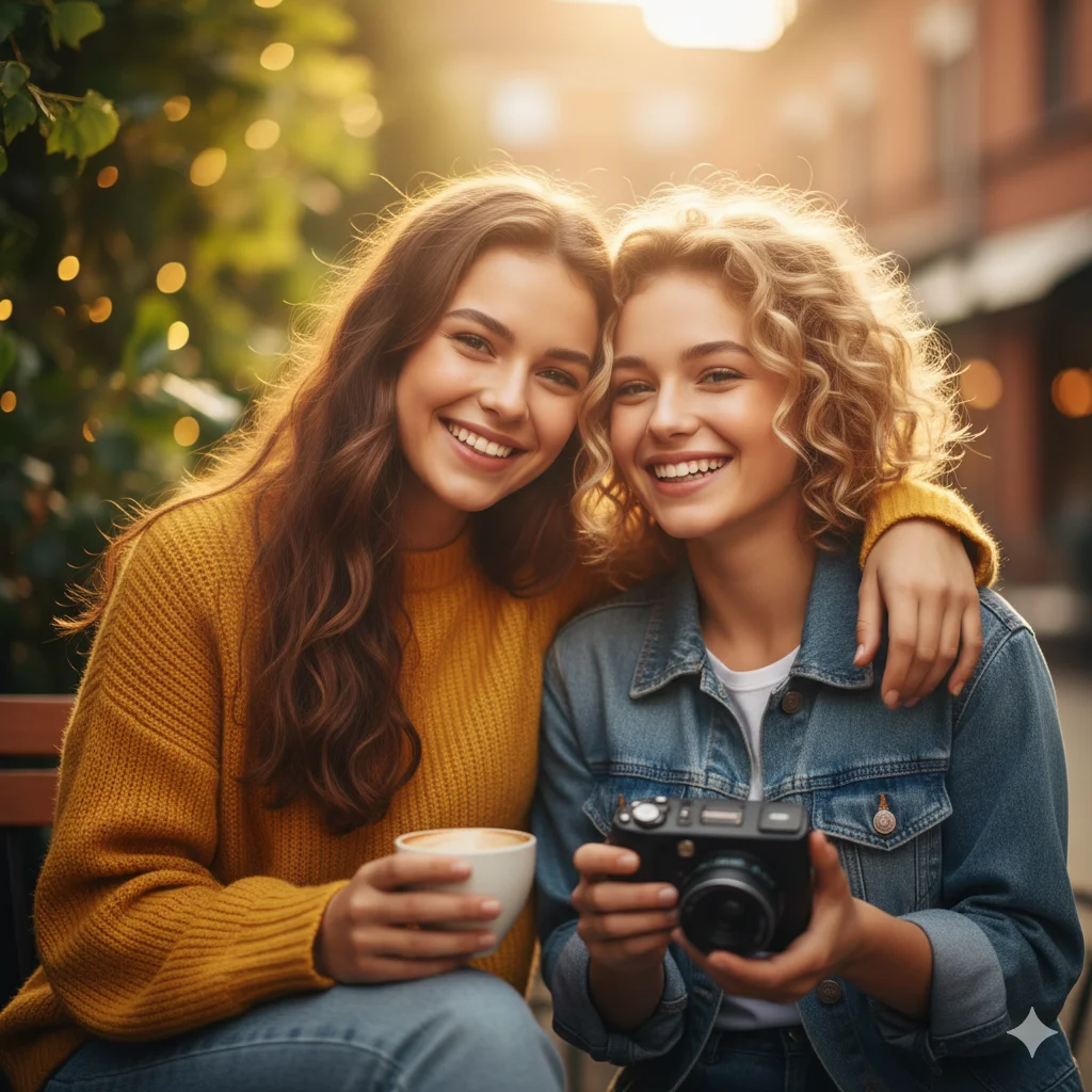 Girl Bestie Portrait Prompt