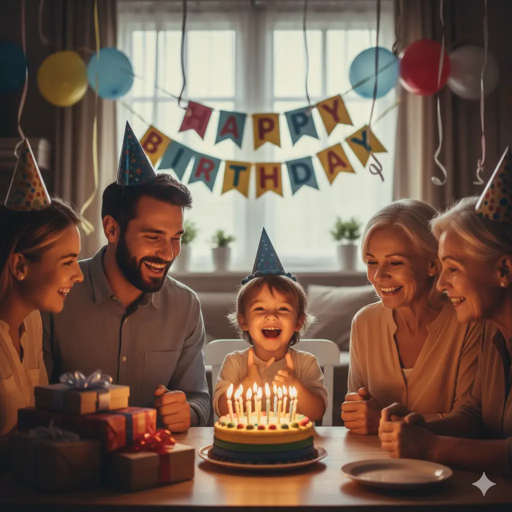 Indoor Birthday Celebration Prompt