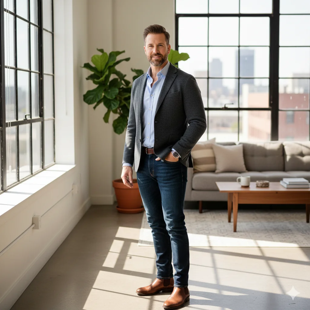 Indoor Smart Casual Look