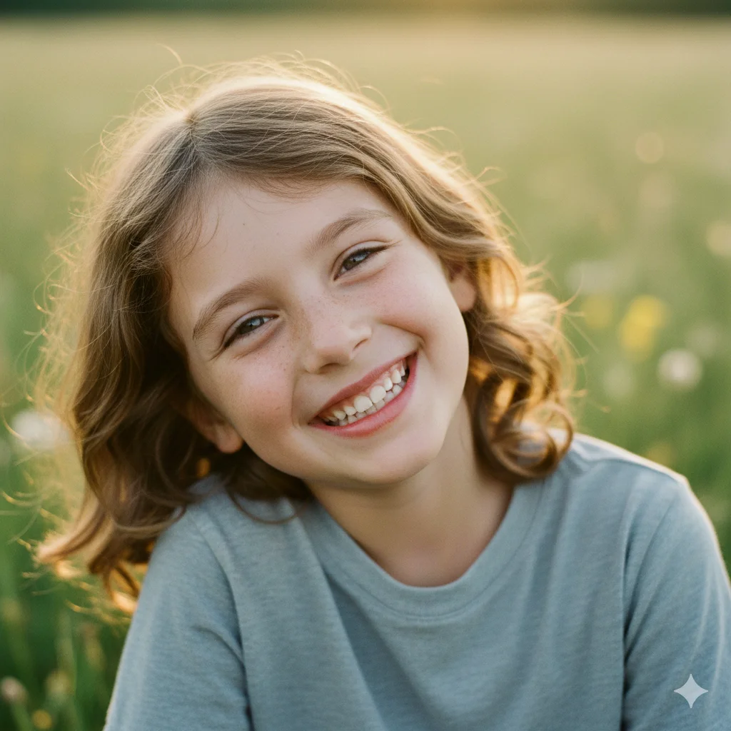 Kids Smiling Portrait Prompt