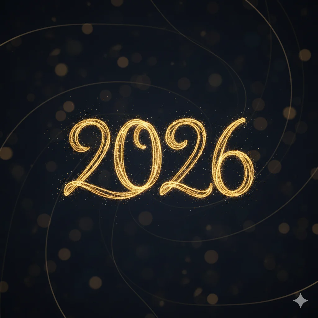 Luxury Gold New Year 2026 Design Prompt