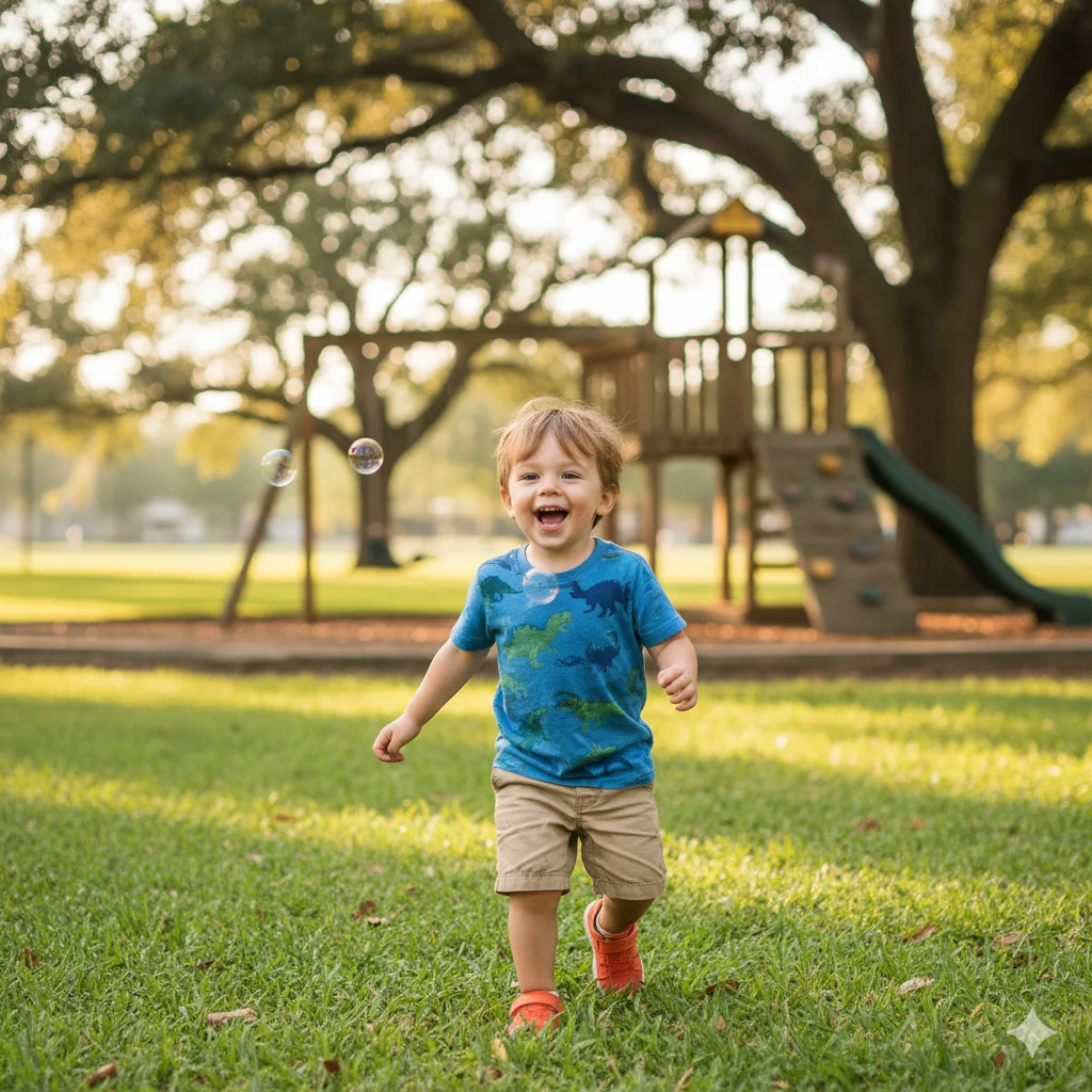 Outdoor Photo Prompt for Small Boys