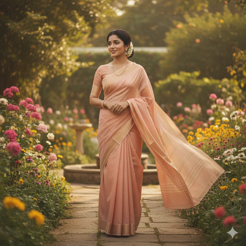 Saree in Garden