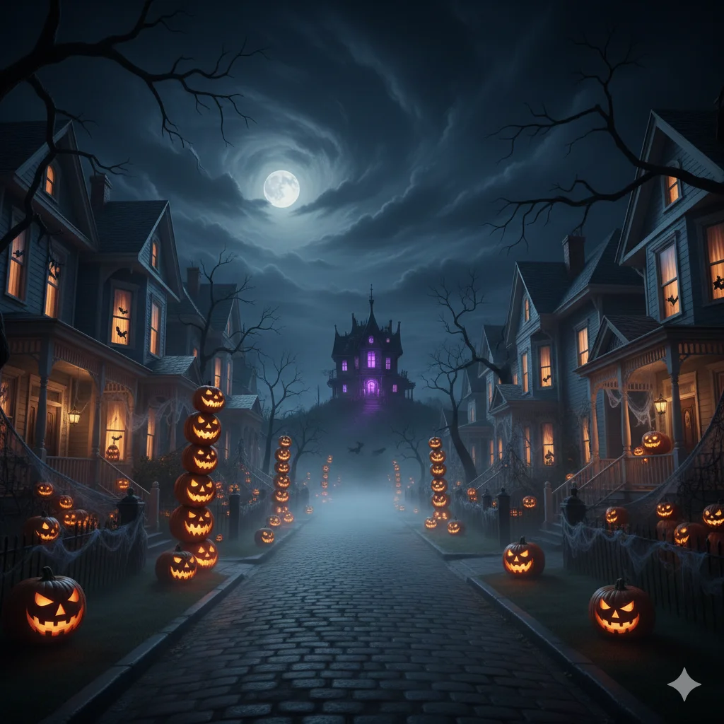 Spooky Halloween Night Prompt