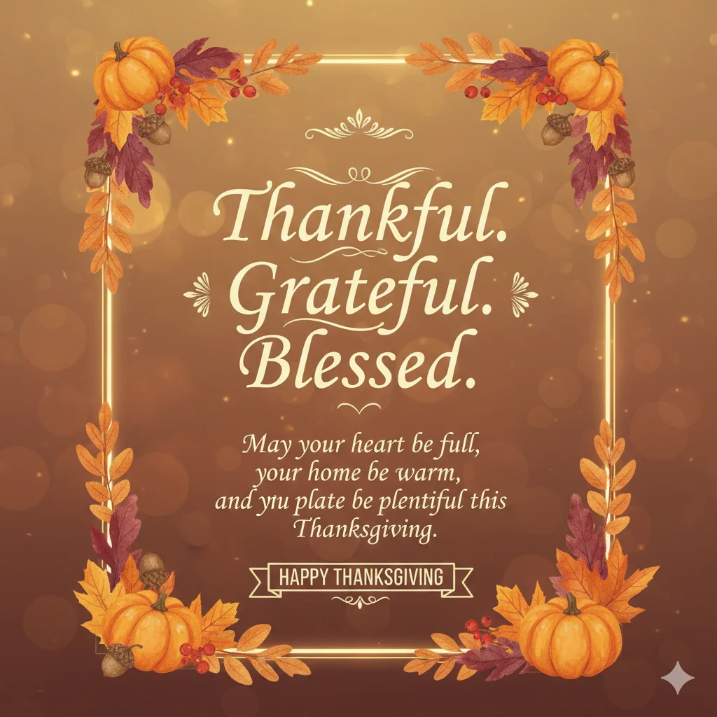 Thanksgiving Gratitude Post Prompt