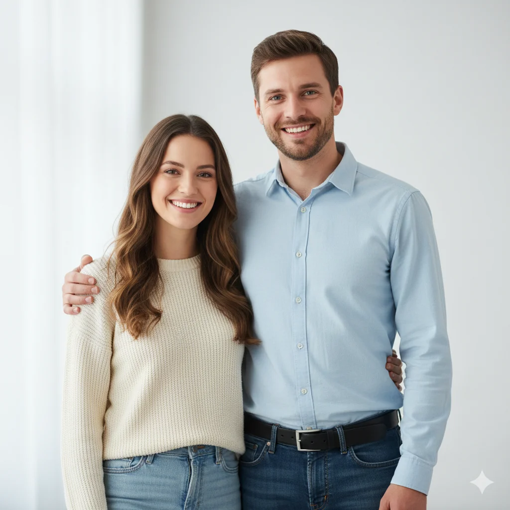 Two Friends Portrait