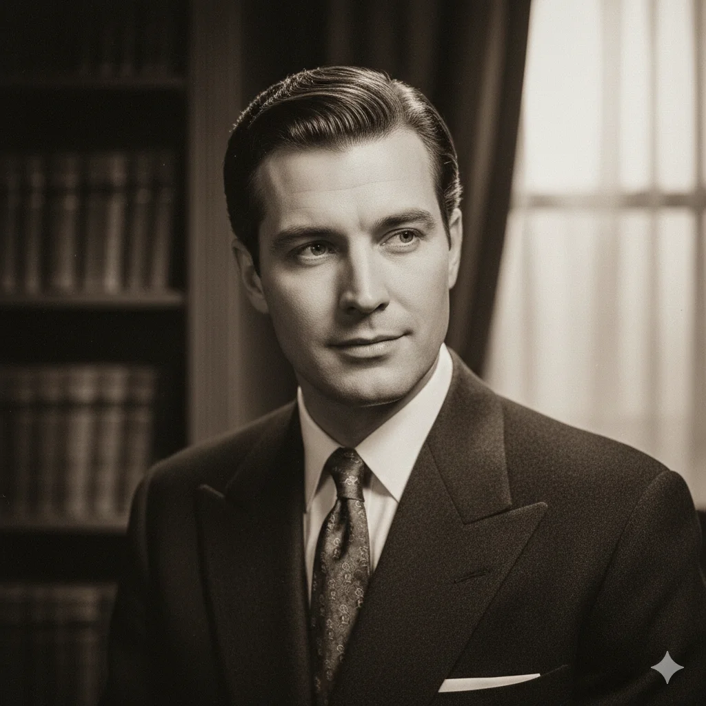 Vintage Side-Part Look